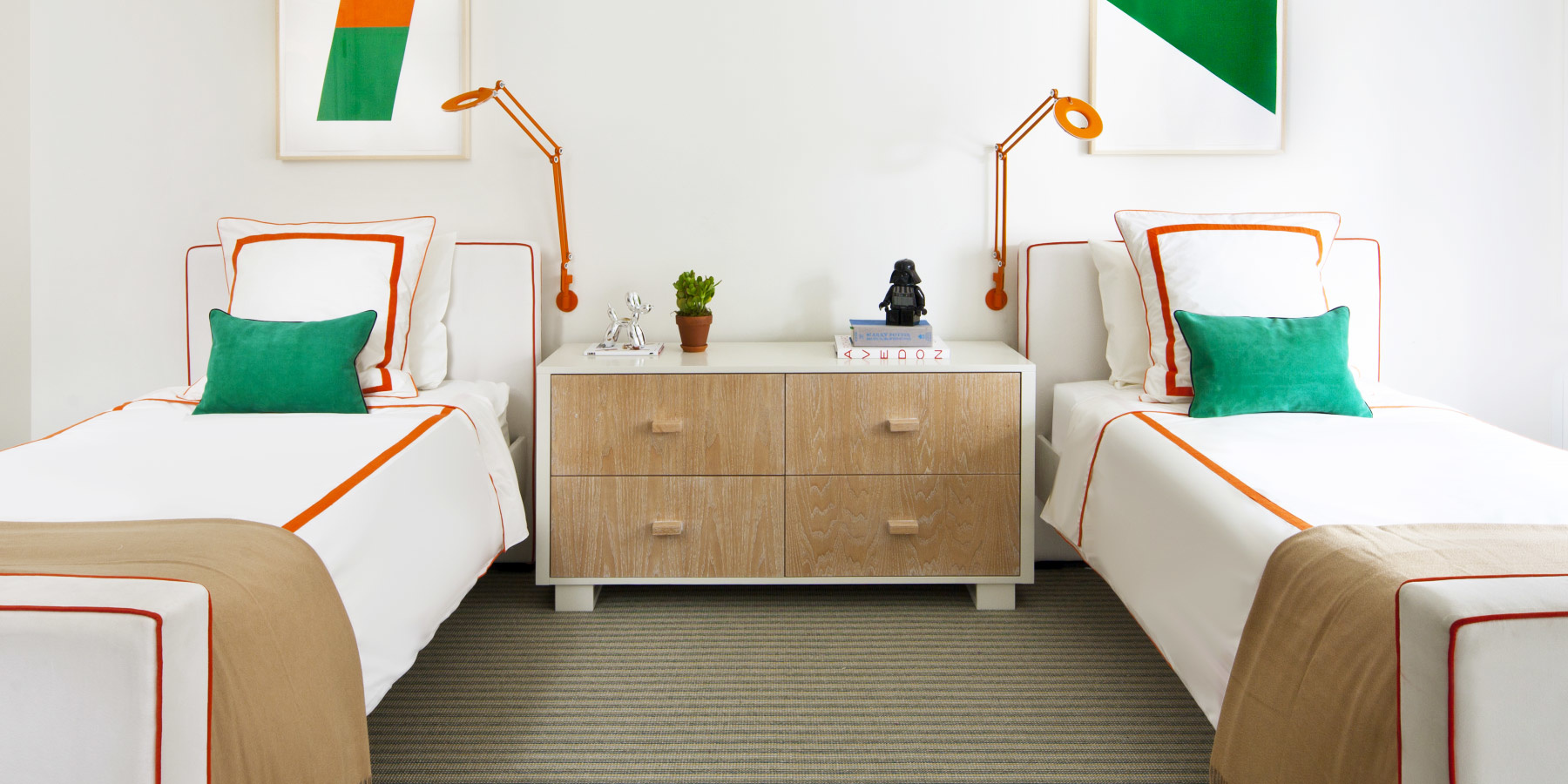 How to Style Twin Beds