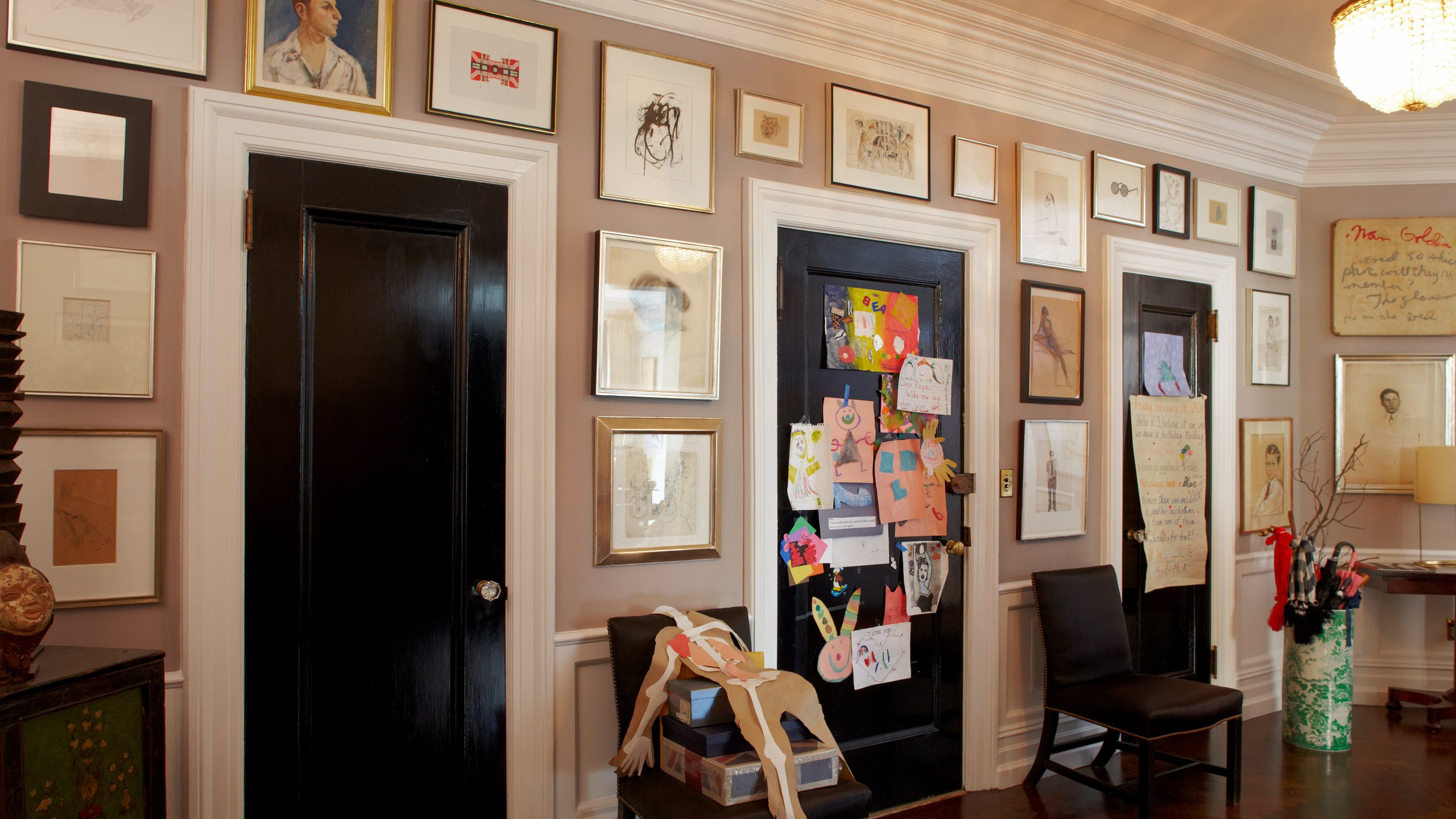 Creating a Stylish Salon Wall